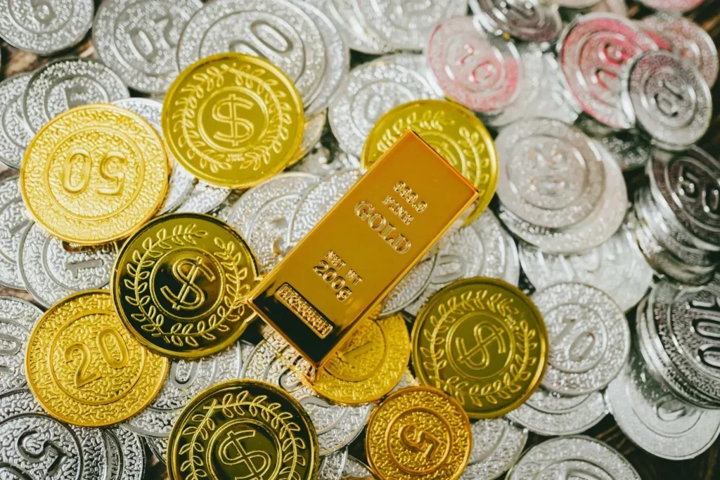 Goldbarren und Gold und Silbermünzen und Edelmetallankauf bei Juwelier Sascha in Wien